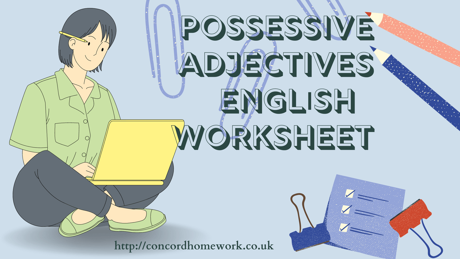 Possessive Adjectives English Worksheets download best ESL worksheets ...