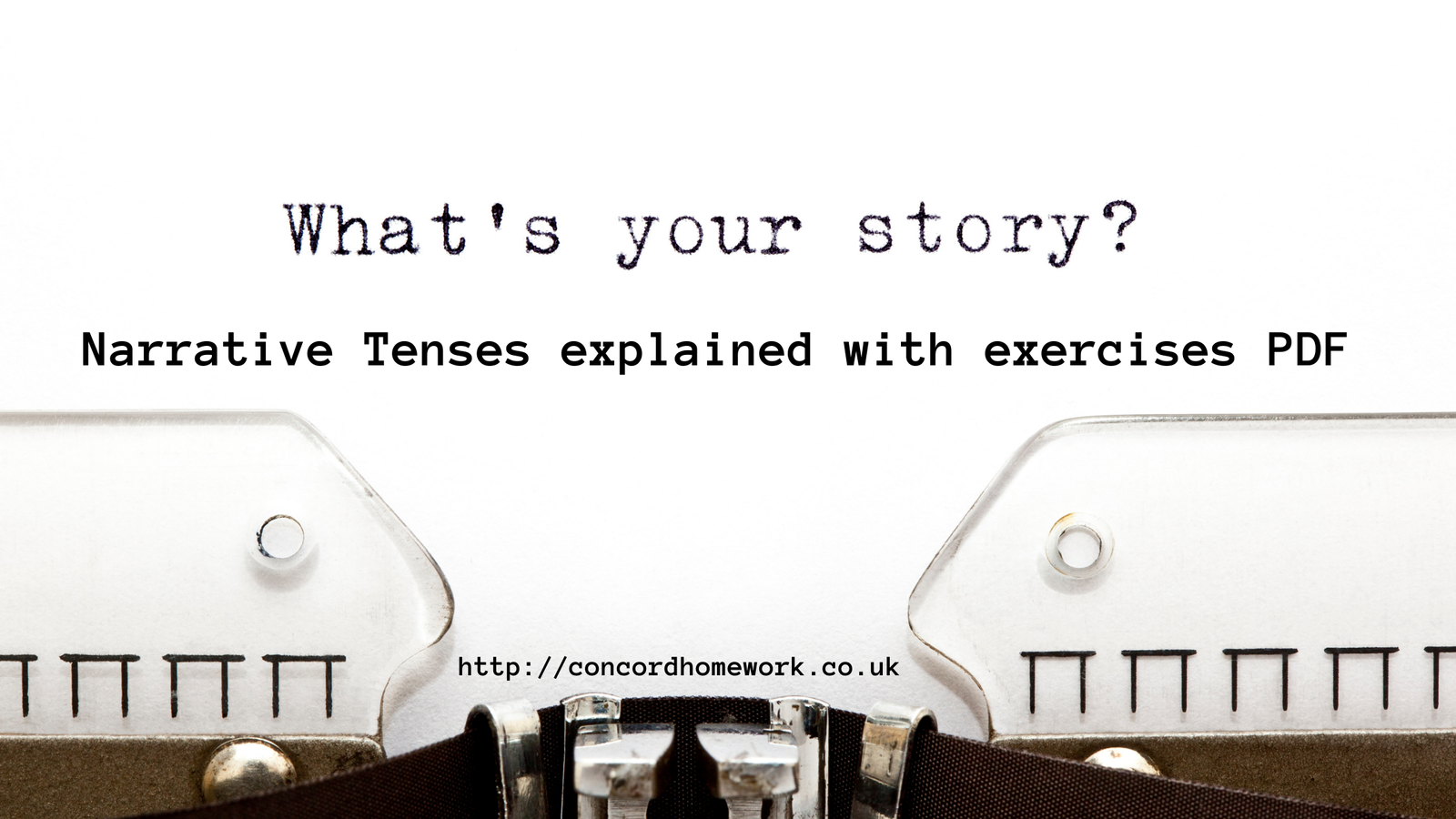 Narrative tenses explained with exercises PDF