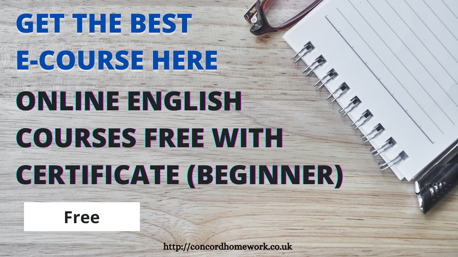 Online English Courses Free with Certificate (Beginner)