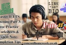 How to Ace IELTS Listening Part 3: Note-Completion Tasks (Free Worksheets Included!) IELTS Listening Part 3 Practice Worksheet with Answer Key
