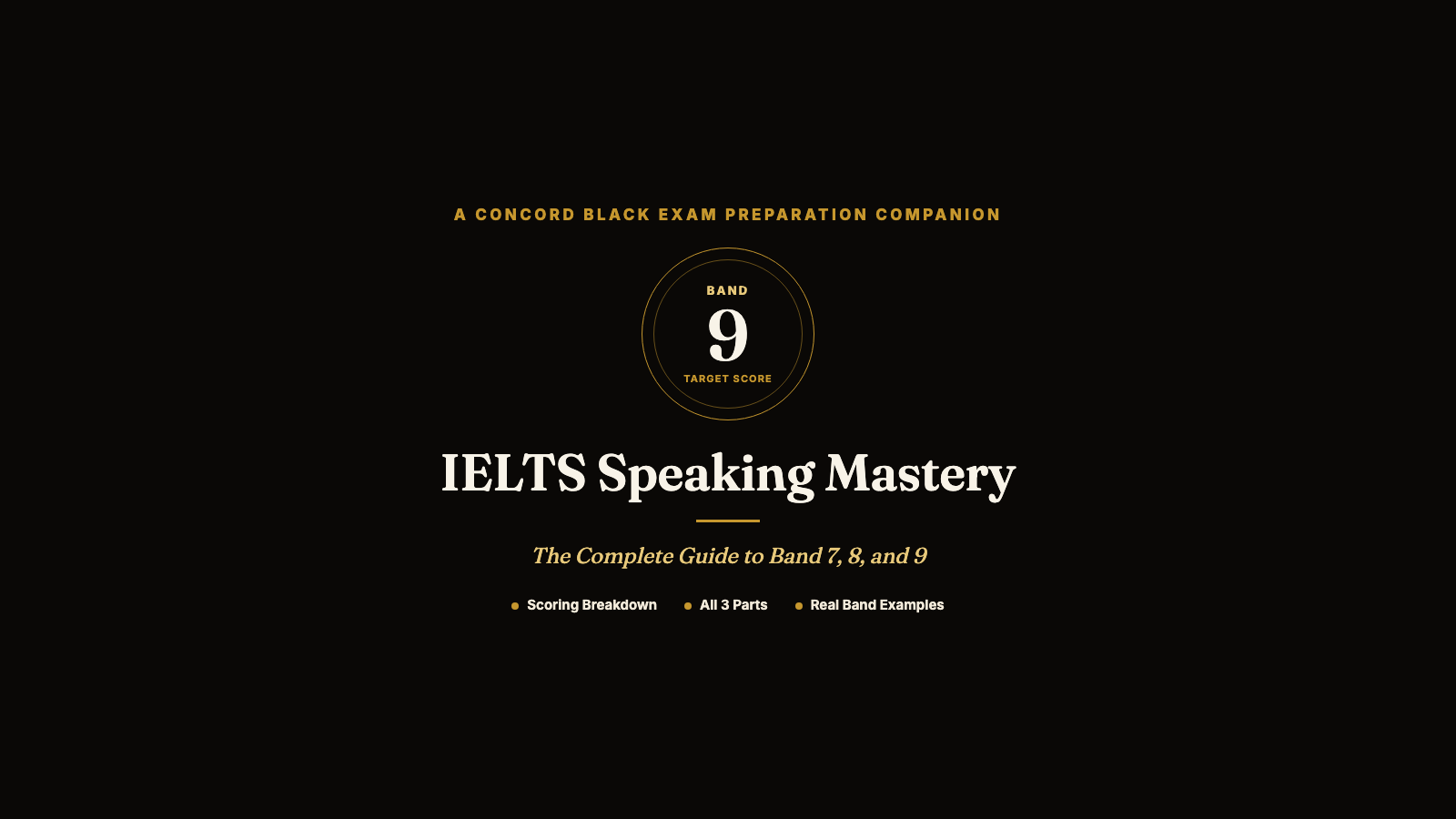 IELTS Speaking Mastery