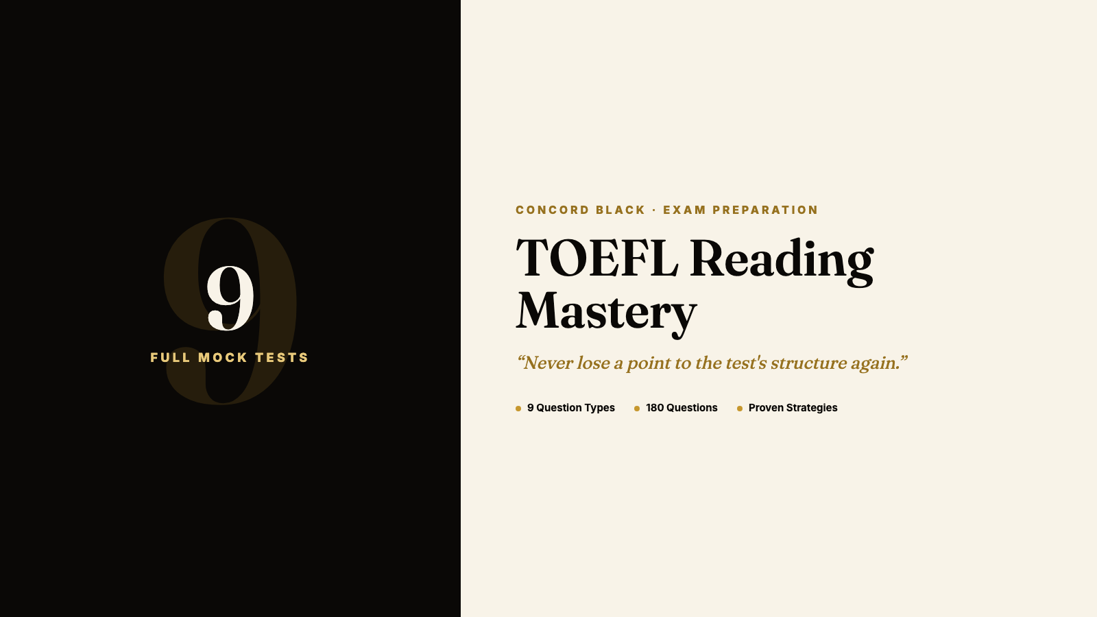 TOEFL Reading Mastery